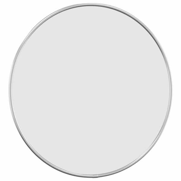 Maison Exclusive - Hopeinen seinäpeili Ø 40 cm Pyöreä Silver