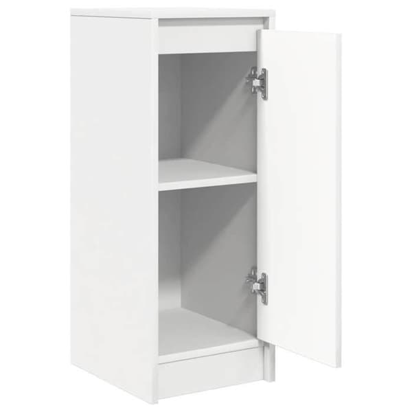 Maison Exclusive - Hvid buffet 29,5x34x76 cm ingeniørtræ Vit