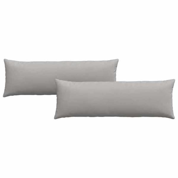 Maison Exclusive - Soffkuddar 2 st tyg Grå moln 120 x 40 cm Molngrå