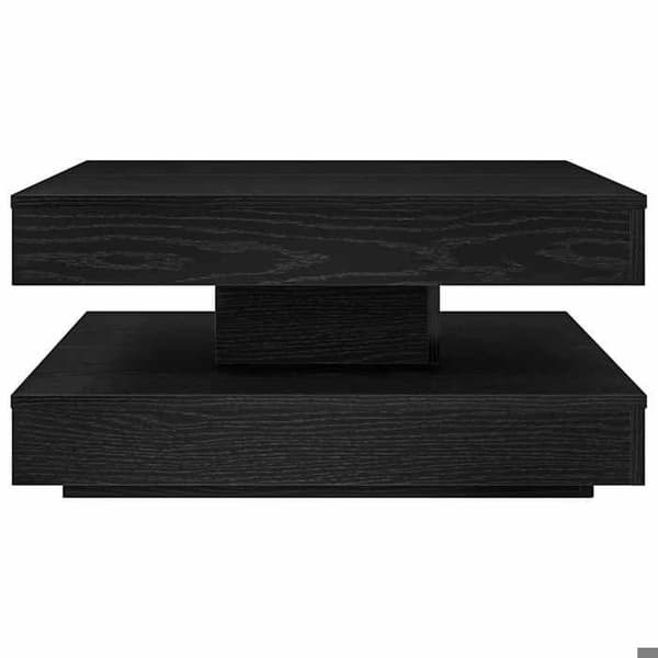 Maison Exclusive - 360 graders roterende sofabord sort 70x70x34,5 cm