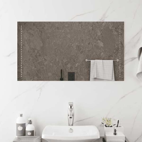 Maison Exclusive - LED badevægspejl 90x50 cm