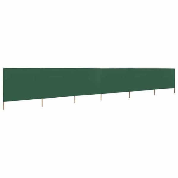 Maison Exclusive - Skärm 6 paneler Tyg 800 x 80 cm Grön