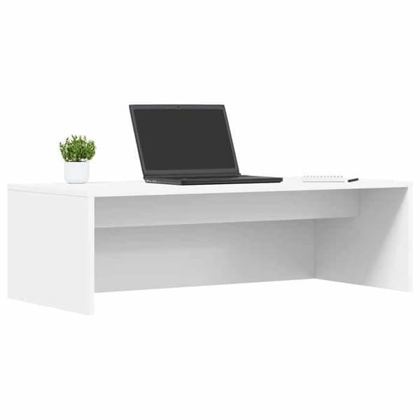 Maison Exclusive - Väggkontor Vit Ingenjörsträ 100 x 45 x 30 cm Vit