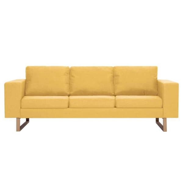 Maison Exclusive - 2-delars soffgrupp i gul tyg Gul