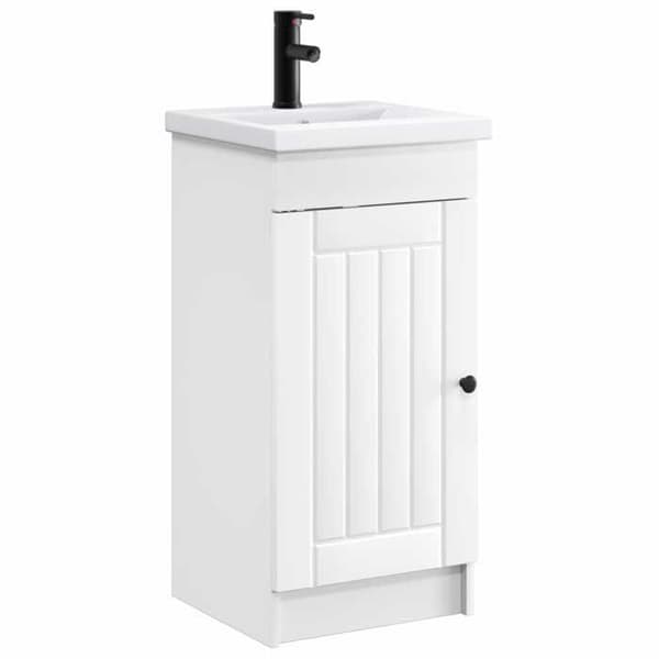 Maison Exclusive - Badrumsmöbel med vit handfat 42 x 40 x 84,5 cm