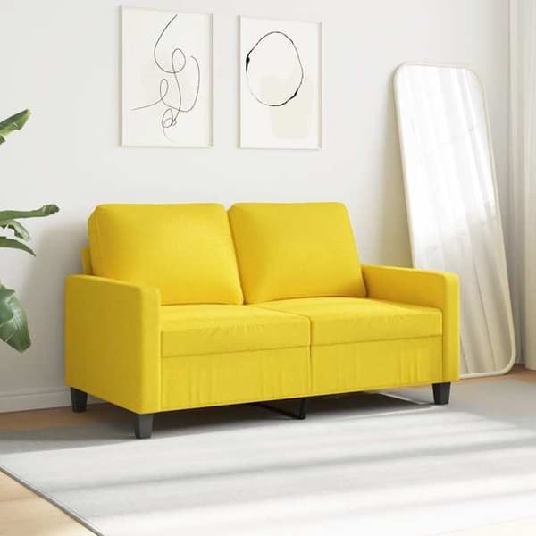 Maison Exclusive - 2-personers Sofa Lys Gul 120 cm Stof