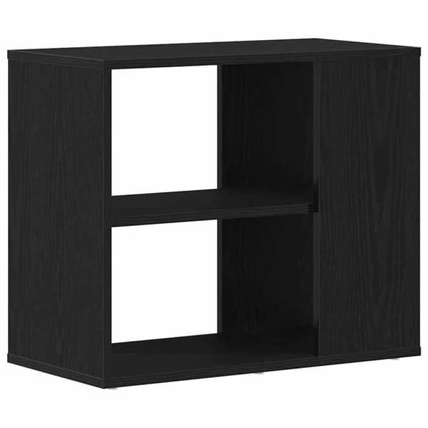 Maison Exclusive - Buffet Sort egetræ 60 x 30 x 50 cm Ingeniørtræ svart ek