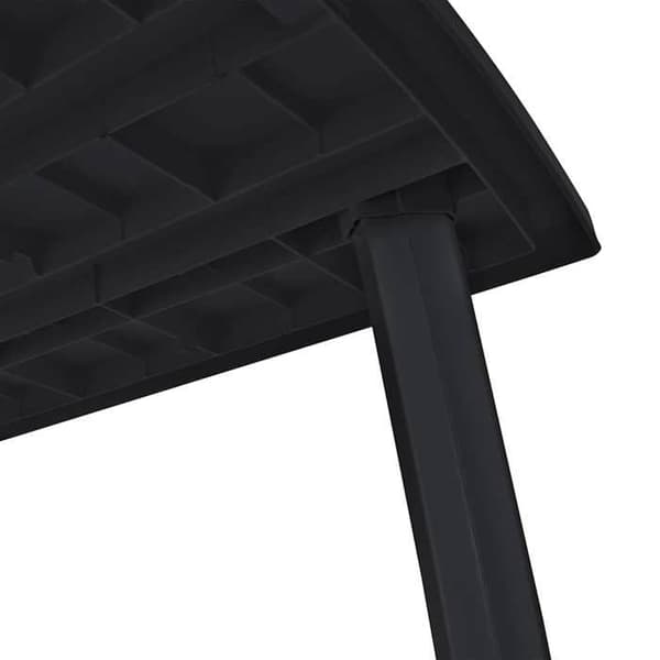 Maison Exclusive - Trädgårdsbord Anthracite 216x90x72 cm Plast