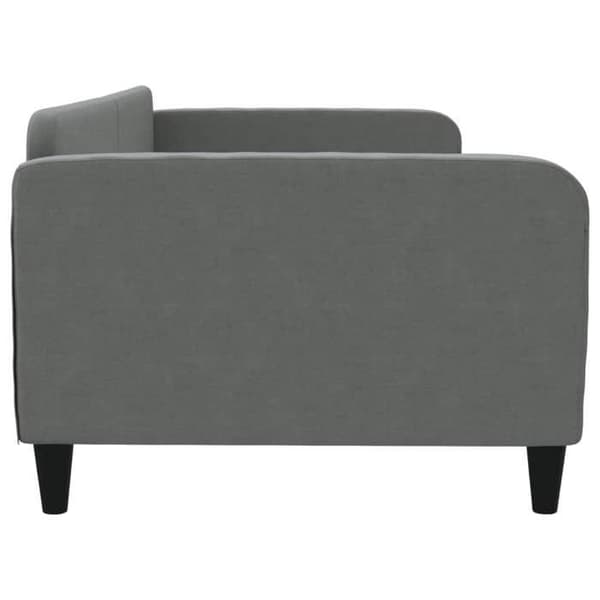 Maison Exclusive - Mörkgrå dagbädd 100x190 cm tyg Mörkgrå