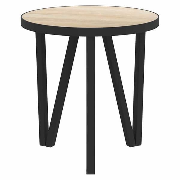 Maison Exclusive - Teatabel i Sonoma eg Ø35 cm MDF