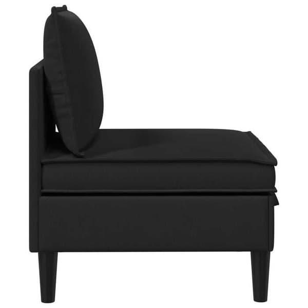 Maison Exclusive - Central sofa med opbevaring i sort velour