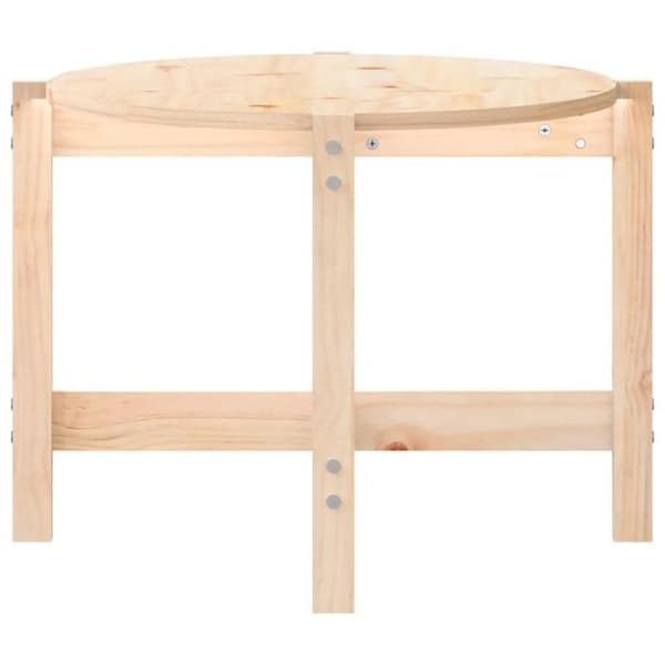Bord - EKSKLUSIV HUS - 118 x 63 x 45 cm - Massivt fyrretræ - Rektangulær - Brun Ej specificerat