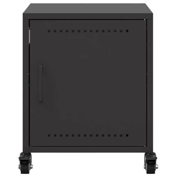 Maison Exclusive - Sort natbord 36x39x43,5 cm stål