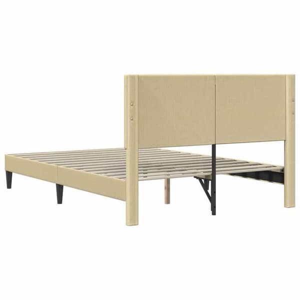 Maison Exclusive - Sengestel med hovedgærde Grå Grøn Lys 160 x 200 cm Grå Ljusgrön