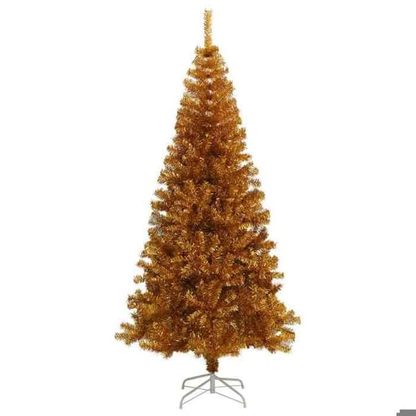 Julgran - EXKLUSIVT HEM - PET - 180 cm - Guld - LED USB gyllene