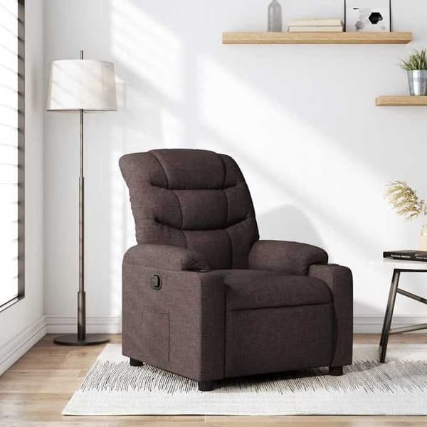 Maison Exclusive - Mørkebrun Recliner Stol i Stof