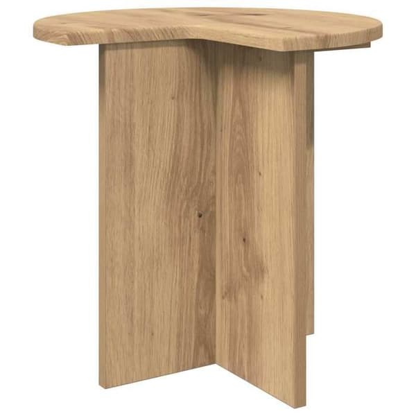 Sidebord - MAISON EXCLUSIVE - 2 dele - Ø 39 x 38 cm - Ingeniørtræ - Moderne design