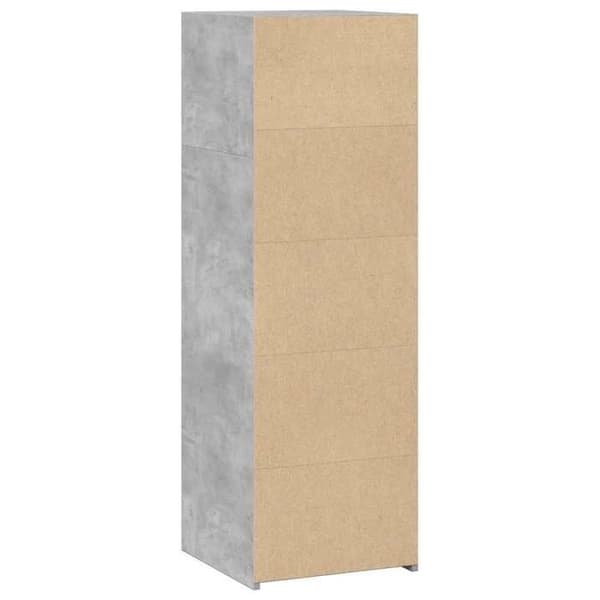 Maison Exclusive - Buffet grå beton 40x41x124 cm ingeniørtræ
