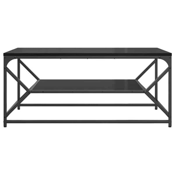 Maison Exclusive - Sort egetræ sofabord 90 x 50 x 40 cm svart ek