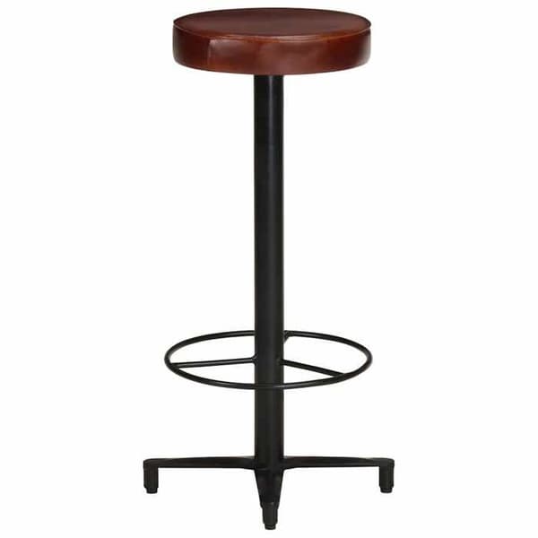 Maison Exclusive - Barstolar set om 2 76 cm äkta läder