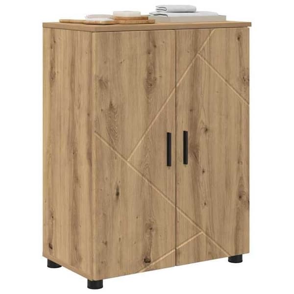 Maison Exclusive - Badrumsskåp Ek hantverk 60 x 35 x 80 cm