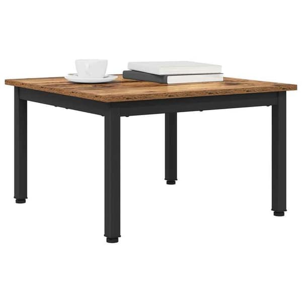 Bord - EKSKLUSIV HUS - Gammel træ - Ingeniørtræ - 60x60x36 cm - Rektangulær