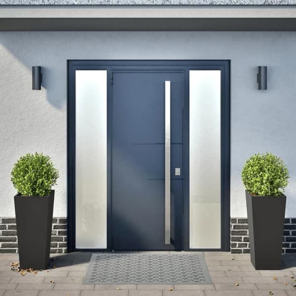 Maison Exclusive - 2 stk. sorte plantekasser 35x35x75 cm stål