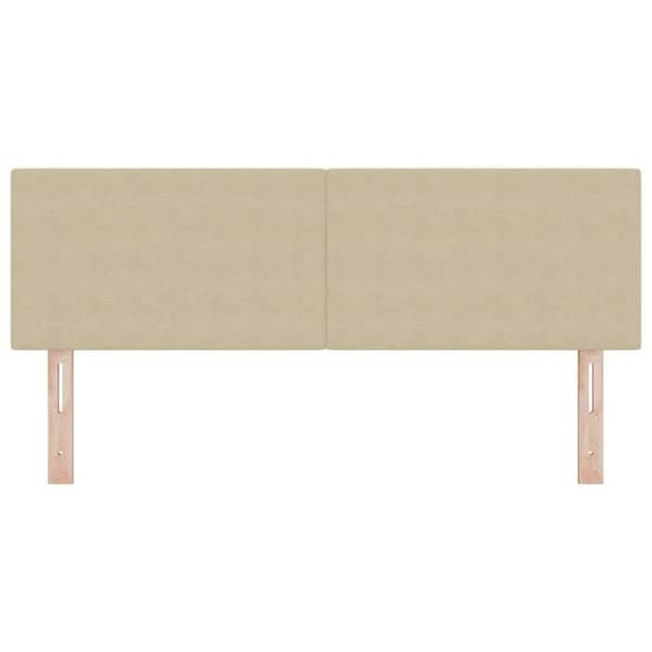 Hovedgærde - EKSKLUSIV HUS - Rektangulær 160 cm - Fløjl - Lys grøn grå - Justerbar Ljus gröngrå