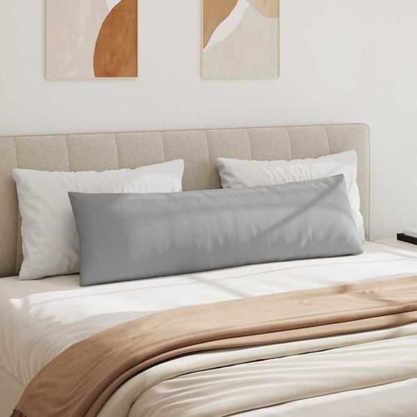 Maison Exclusive - Soffkuddar 2 st tyg Grå moln 145 x 40 cm Molngrå