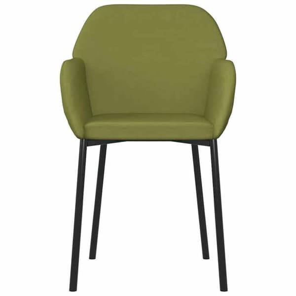 Maison Exclusive - Matstolar set om 2 Ljusgrön Sammet