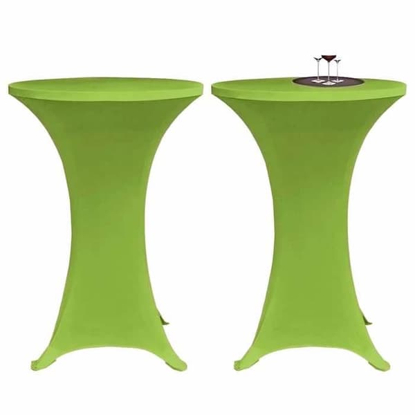 Maison Exclusive - Utsträckbara bordsöverdrag 4 st 70 cm Grön