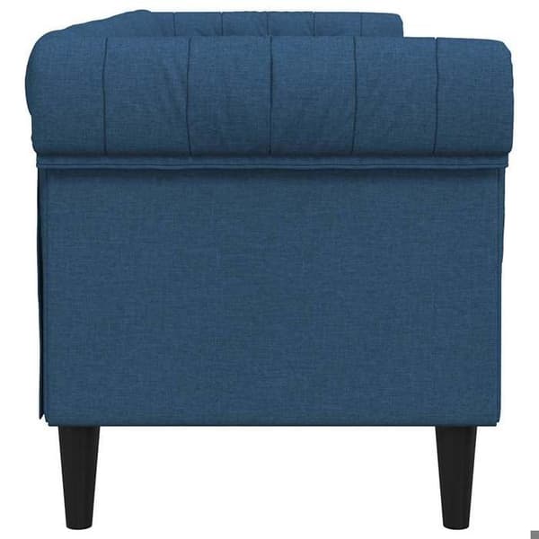 Maison Exclusive - Chesterfield sofa 3 pladser blå stof