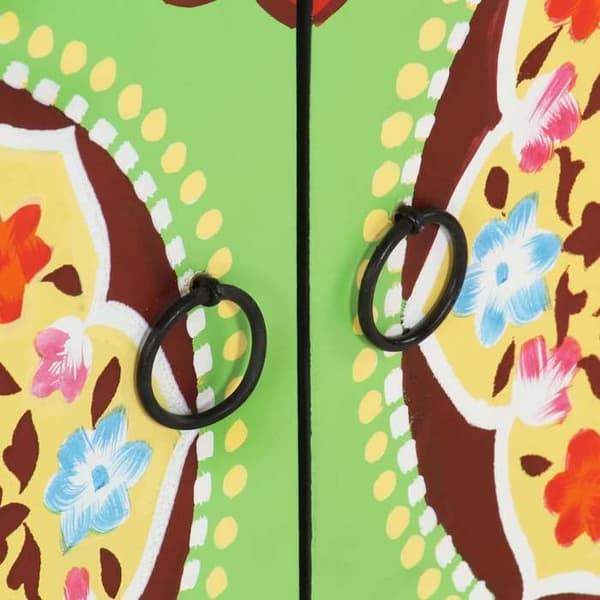 Maison Exclusive - Håndmalet multicolor buffet 70x35x60 cm mango træ