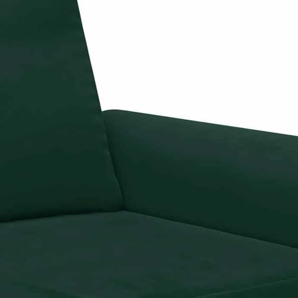 Maison Exclusive - Sæt af 2 sofaer med mørkegrønne velourpuder