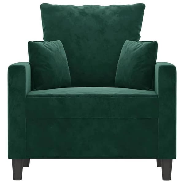 Maison Exclusive - Tummanvihreä nojatuoli 60 cm samettia
