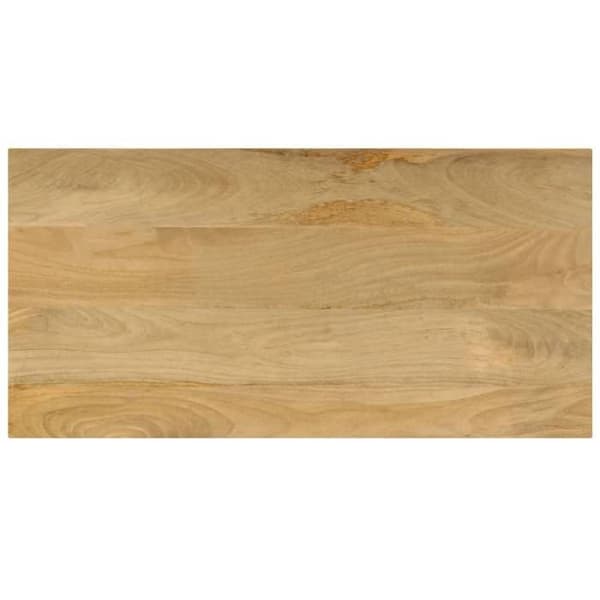 Maison Exclusive - Sofabord 100x50x35 cm Solid mangotræ og stål