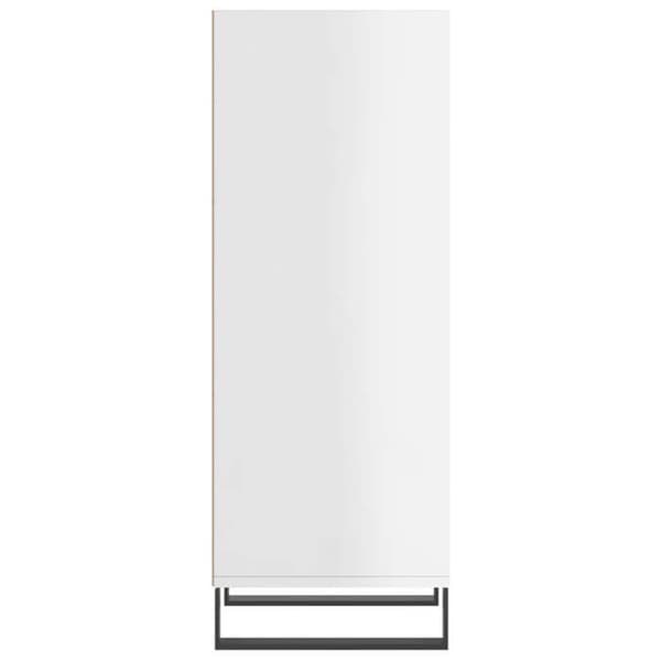 Maison Exclusive - Hvid glans buffet 34,5x32,5x90 cm ingeniørtræ