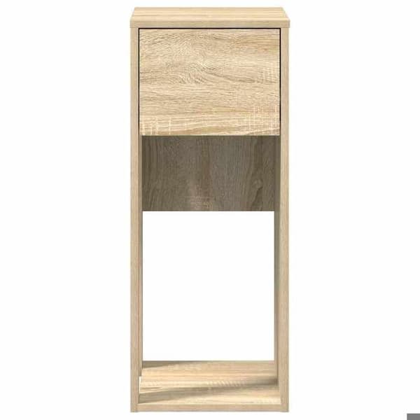 Maison Exclusive - Computerstand med skuffe i Sonoma eg 30x44x74 cm