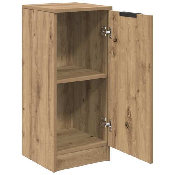 Maison Exclusive - Buffet i håndlavet egetræ 30 x 30 x 70 cm Ingeniørtræ