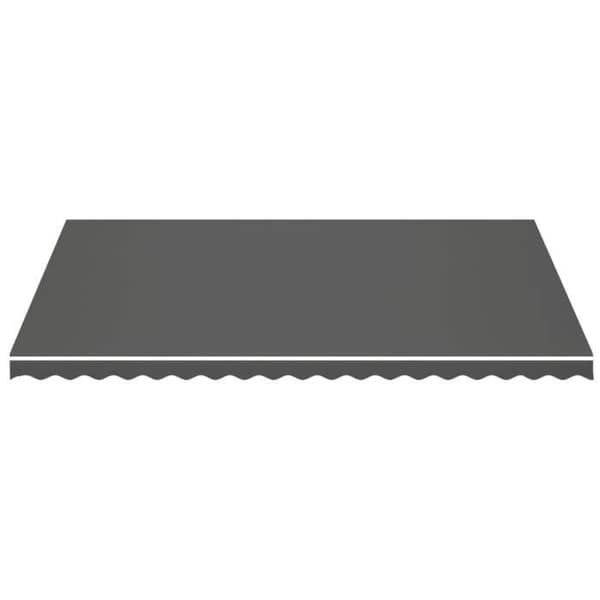 Maison Exclusive - Erstatningstof til markise antracit 500x350 cm polyester antracit