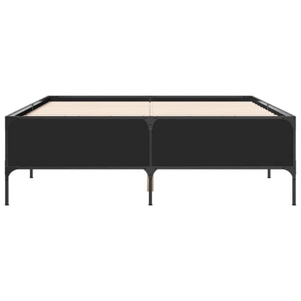 Maison Exclusive - Sengestel uden madras sort 160x200 cm