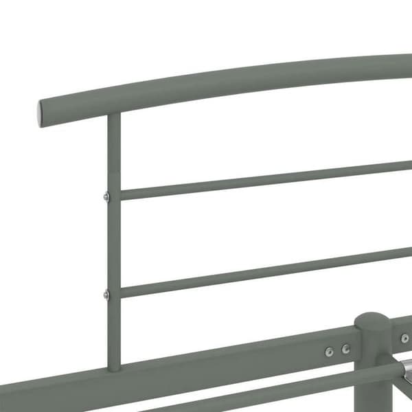 Sengestel uden madras - Eksklusiv Hus - Grå - Metal - 160x200 cm grå
