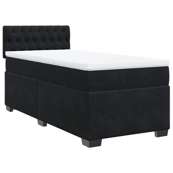 Maison Exclusive - Lakanat ja patja Musta 80x200 cm Sametti