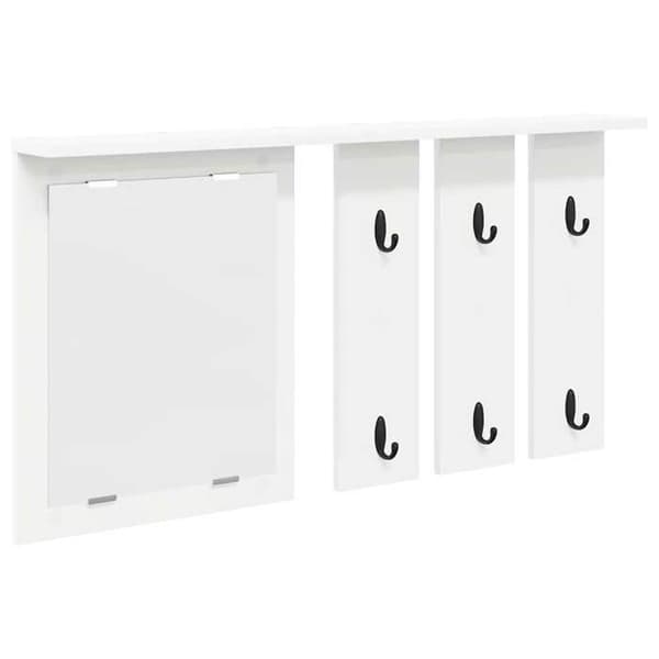 Maison Exclusive - Väggmonterad klädhängare Montering vit 85 x 10 x 45 cm Vit