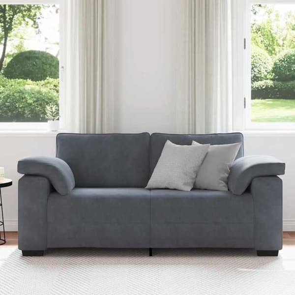 Maison Exclusive - Mørkegrå sofa 180x77x82 cm i velour