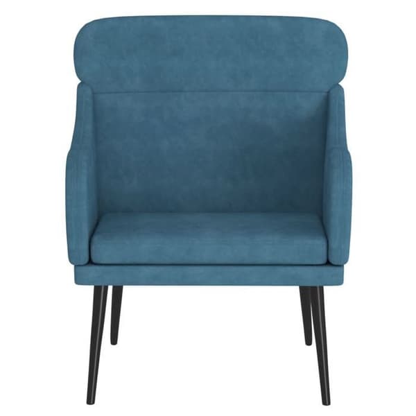 Maison Exclusive - Sininen nojatuoli 63x76x80 cm sametti