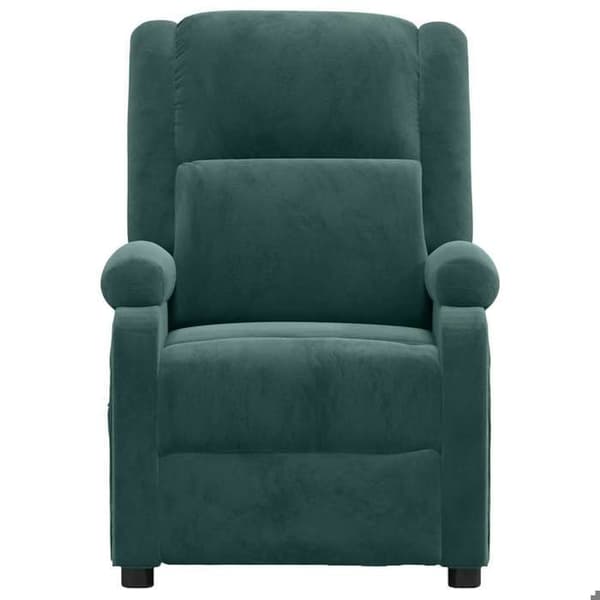 Maison Exclusive - Mørkegrøn velour lænestol