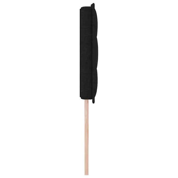 Maison Exclusive - LED-hovedgærde med sorte LED-strips 160 cm stof
