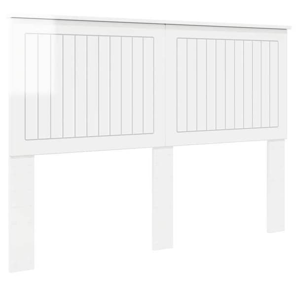 Hovedgærde - EKSKLUSIVT HUS - Moderne model - Ingeniørtræ - Hvid - Minimalistisk design
