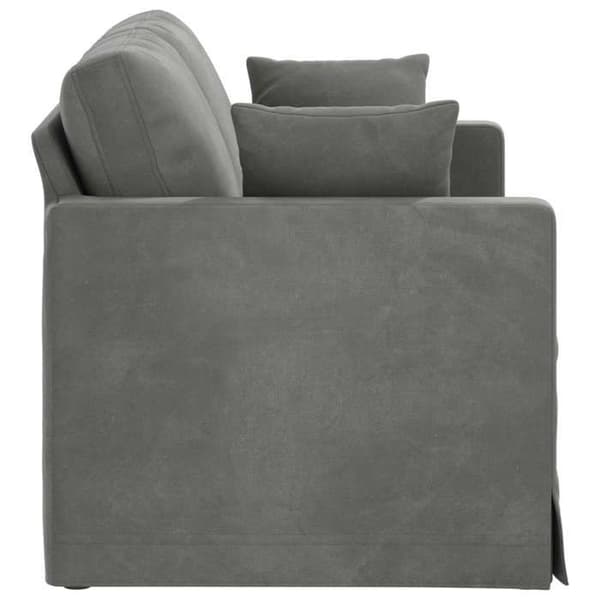 Maison Exclusive - Mörkgrå Soffa 138 x 78 x 80 cm Sammet